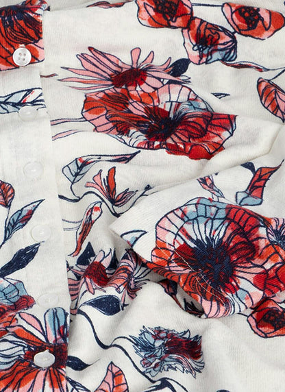  Warm Touch Jersey Print Blouse
