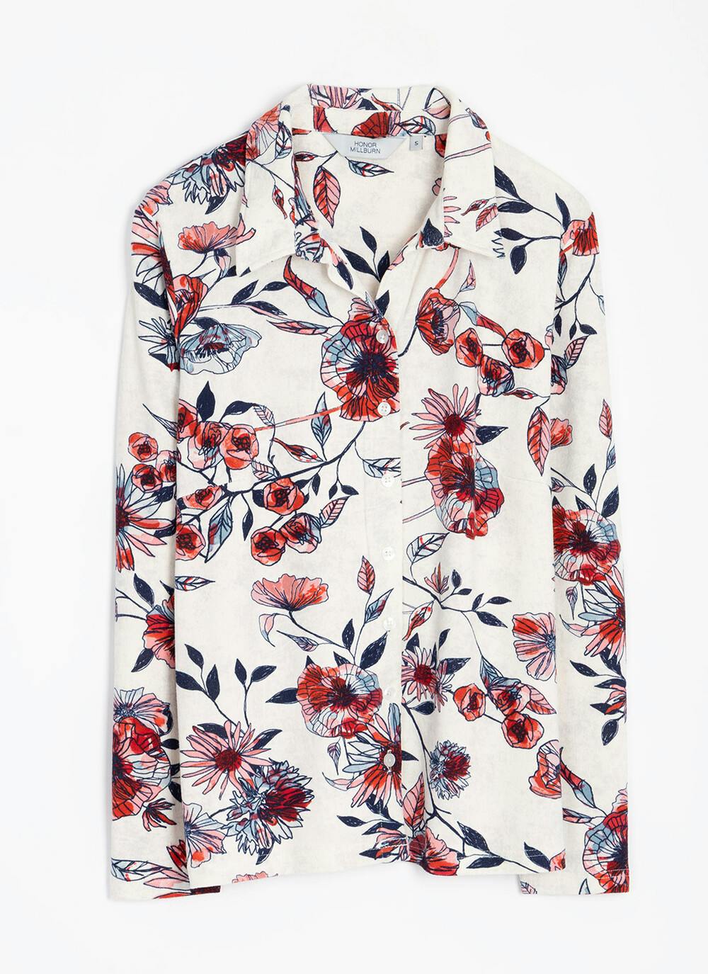  Warm Touch Jersey Print Blouse
