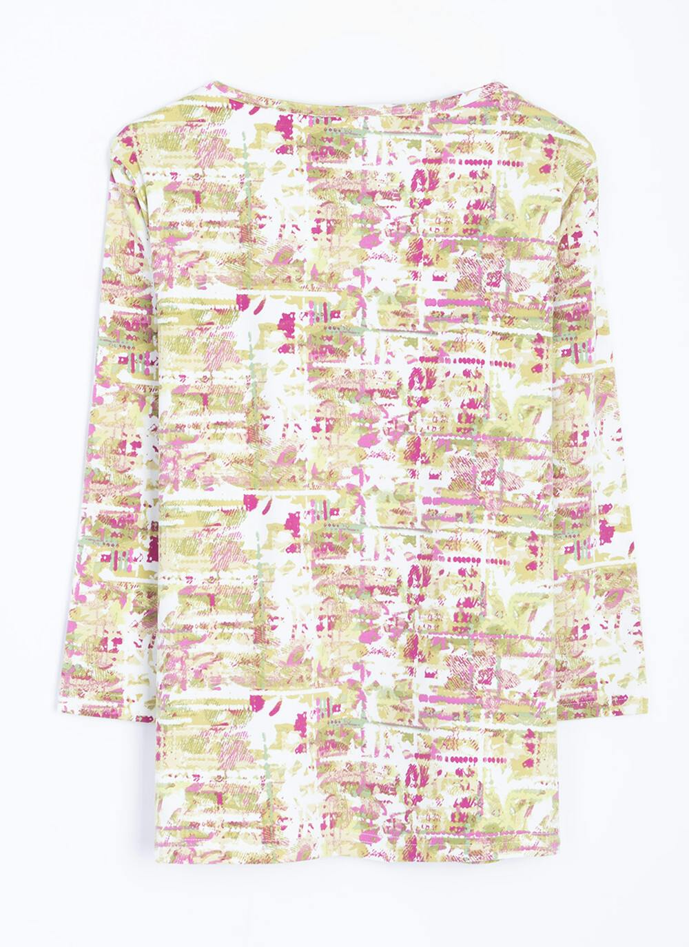 Soft Touch Sweetheart Neck Printed Top