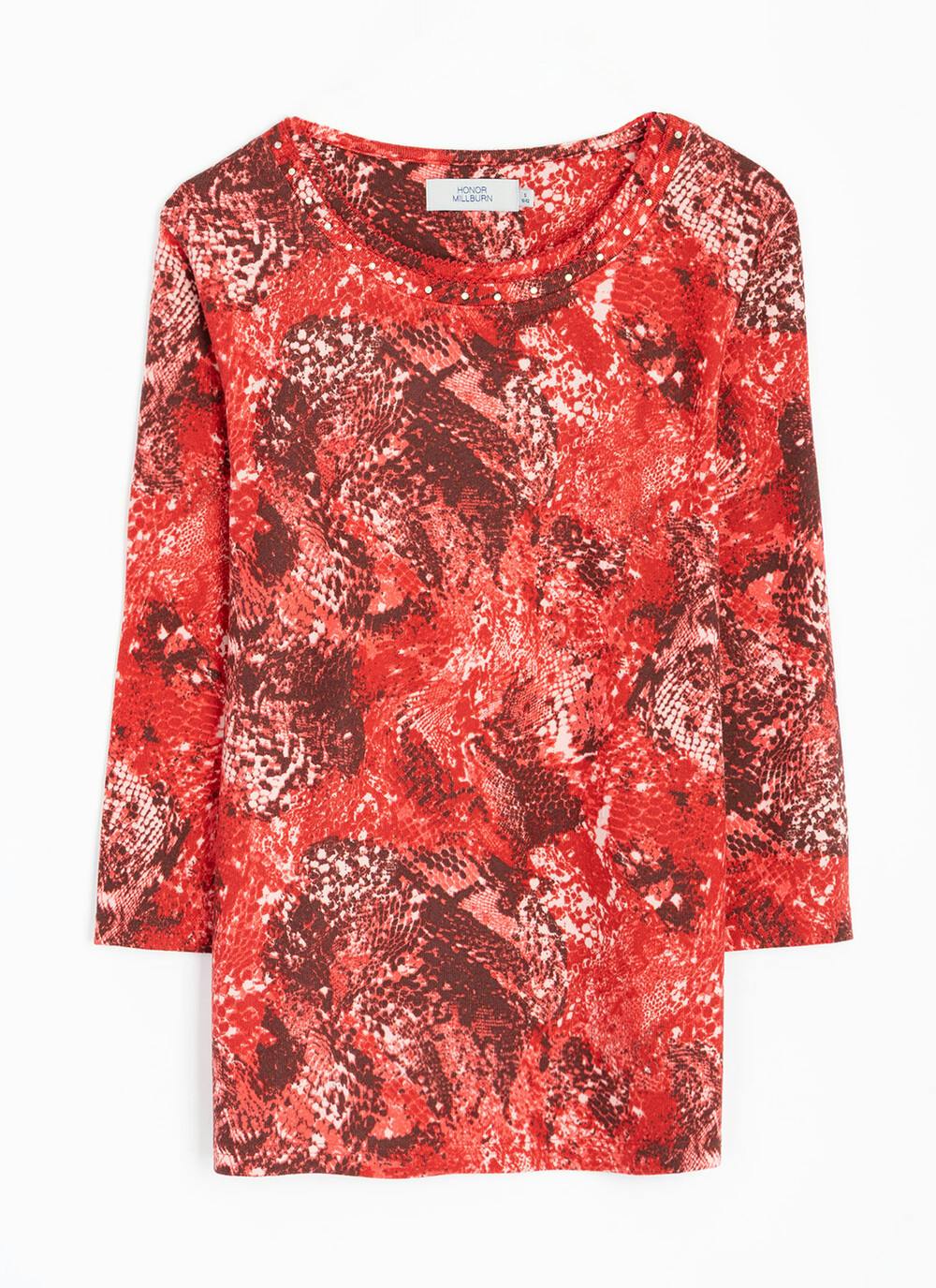  Warm Touch Jersey Embellished Top