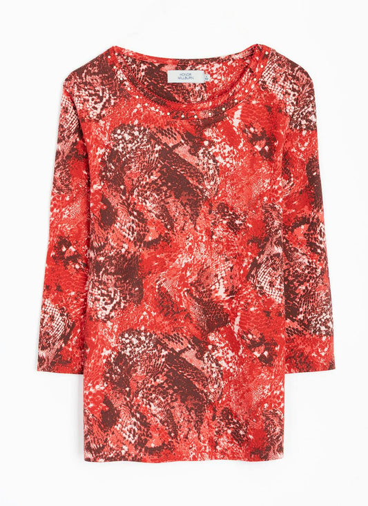  Warm Touch Jersey Embellished Top