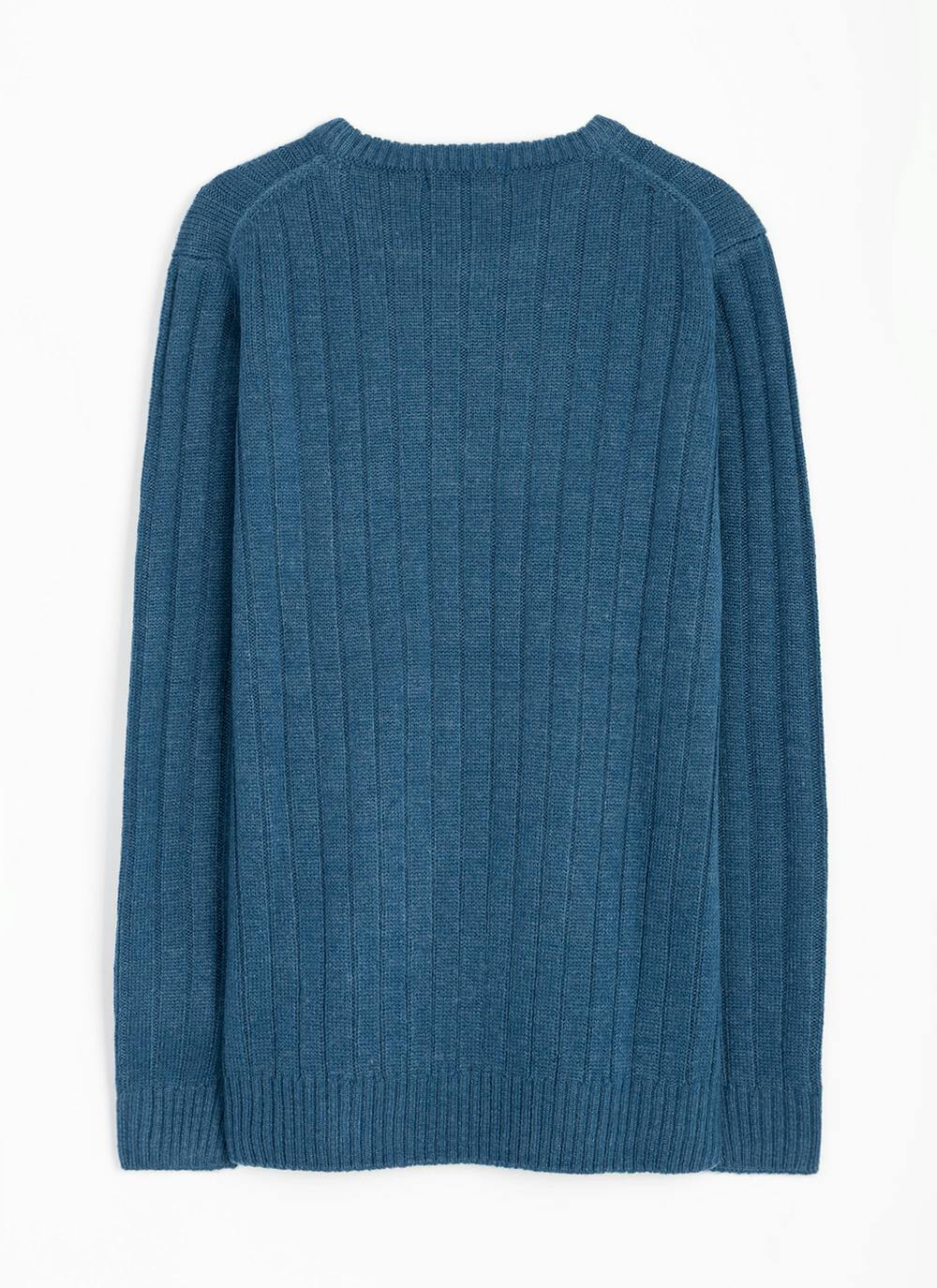  Cable Knit Crew Neck Jumper