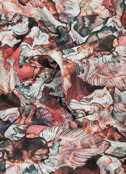  Soft Touch Necklace Print Top