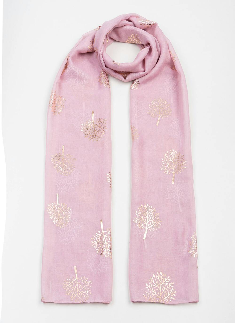  Lightweight Foil Mulberry Tree Scarf