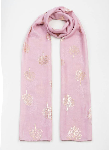  Lightweight Foil Mulberry Tree Scarf