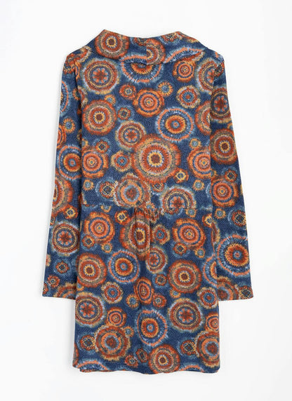  Soft Touch Cowl Printed Tunic