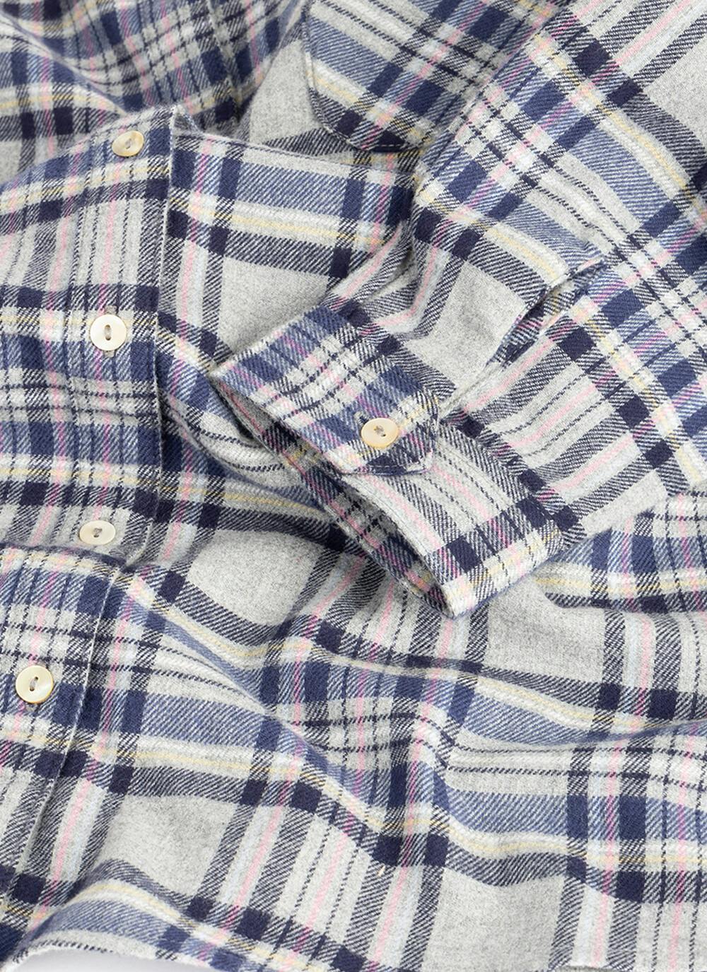  Pure Cotton Check Blouse