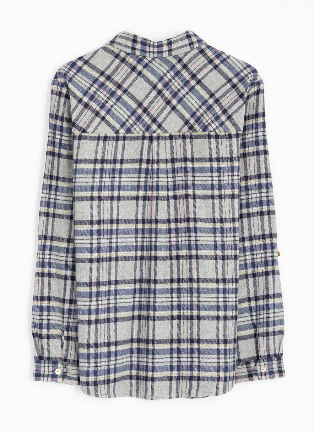  Pure Cotton Check Blouse