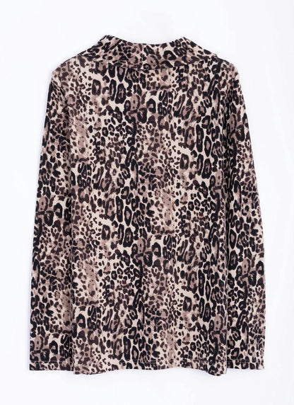  Warm Handle Cowl Neck Top