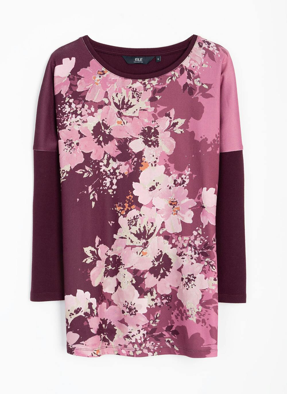  Floral Placement Print Top