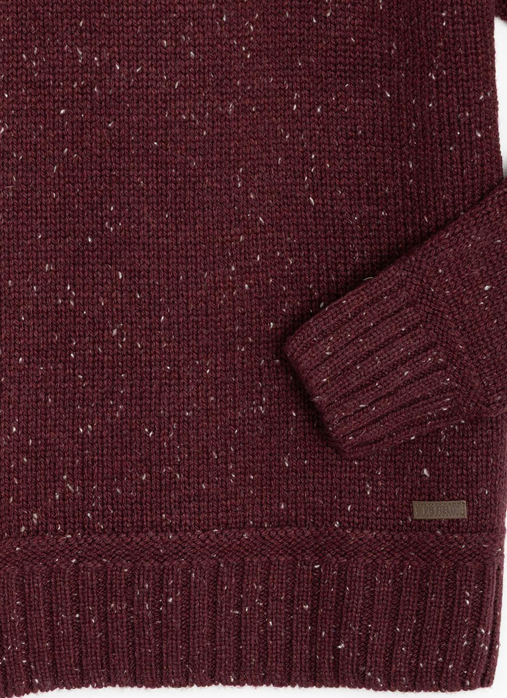  Textured Nep With Wool Crew Neck Jumper