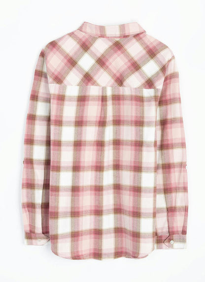  Pure Cotton Brushed Checked Shirt