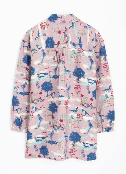  Printed Collared Shirt