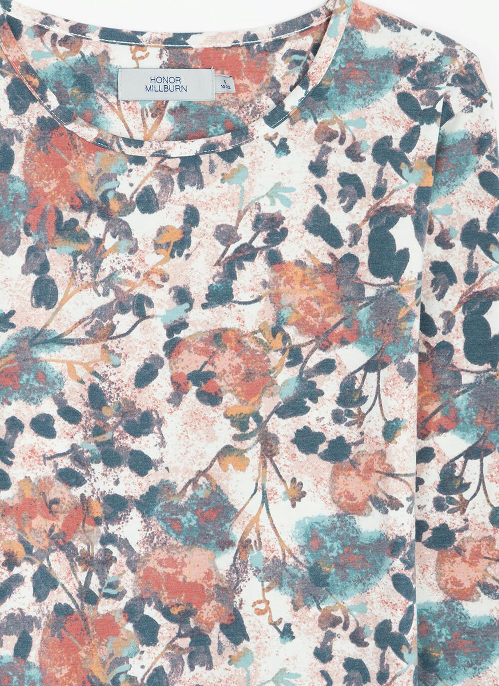  Soft Touch Jersey Print Top