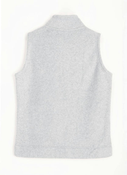  Fleece Sherpa Lined Funnel Neck Gilet