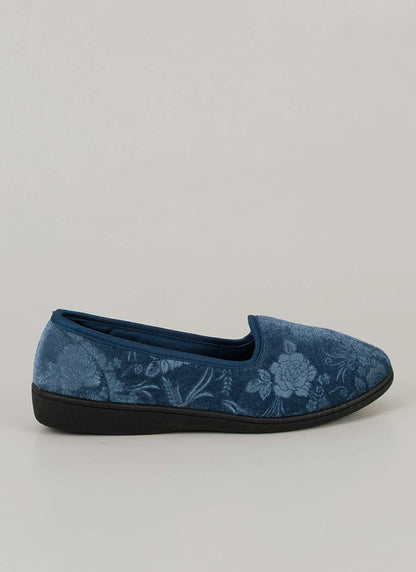  Easy On Velvet Ballerina Slippers