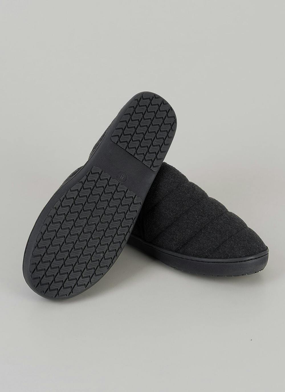 Plush Lined Quilted Full Slipper