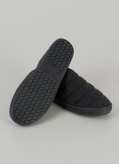  Plush Lined Quilted Full Slipper