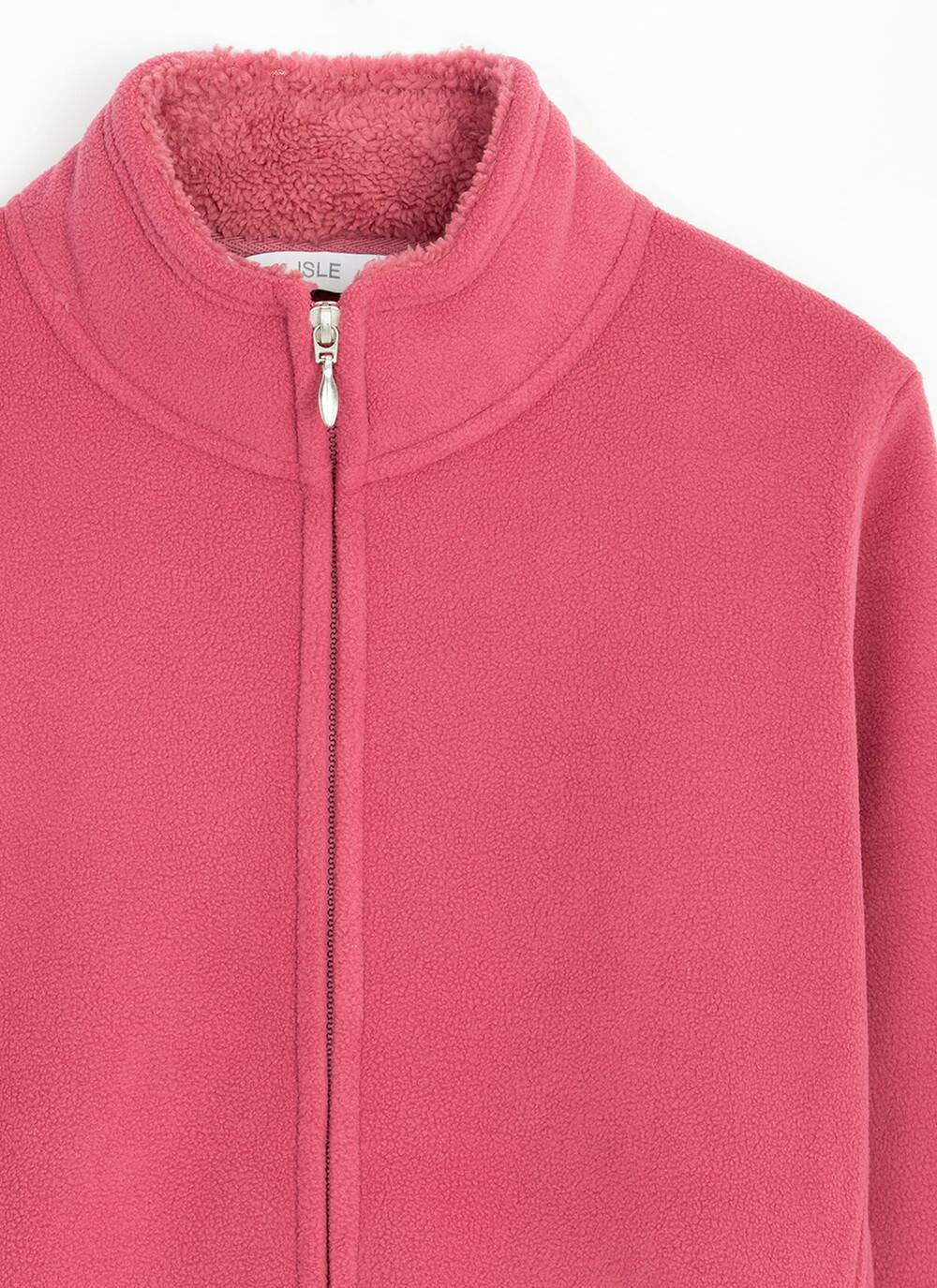  Fleece Sherpa Lined Funnel Neck Jacket