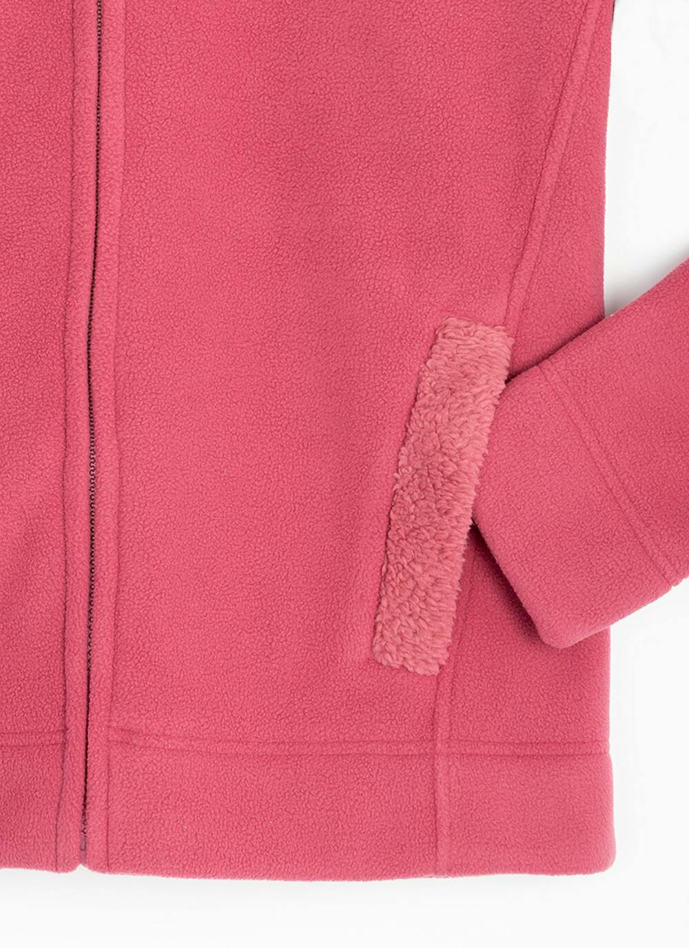  Fleece Sherpa Lined Funnel Neck Jacket