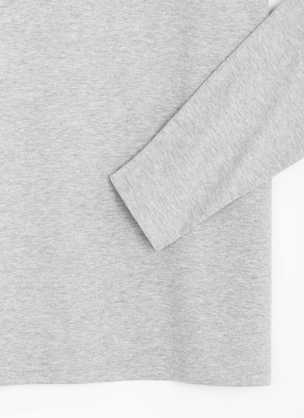  Cotton Rich Roll Neck Long Sleeve Top