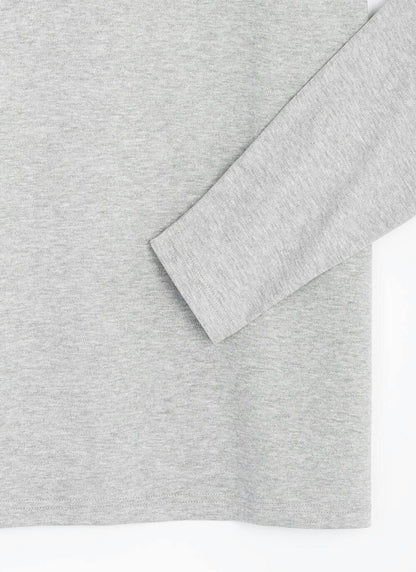 Cotton Rich Roll Neck Long Sleeve Top