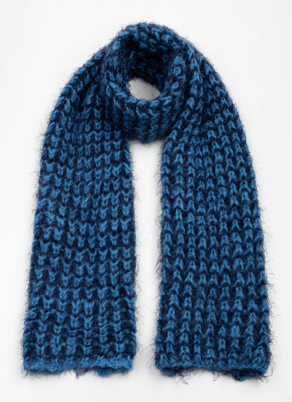  Fluffy Knit Scarf