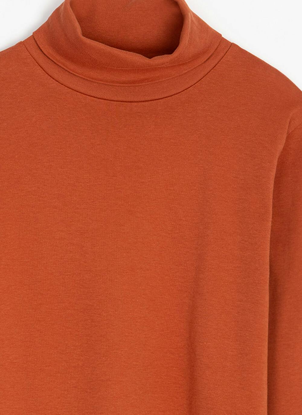 Pure Cotton Roll Neck Top