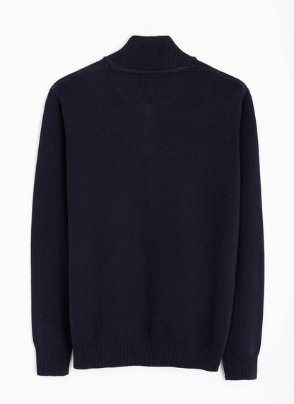  Cotton Rich Bomber Style Zip Cardigan