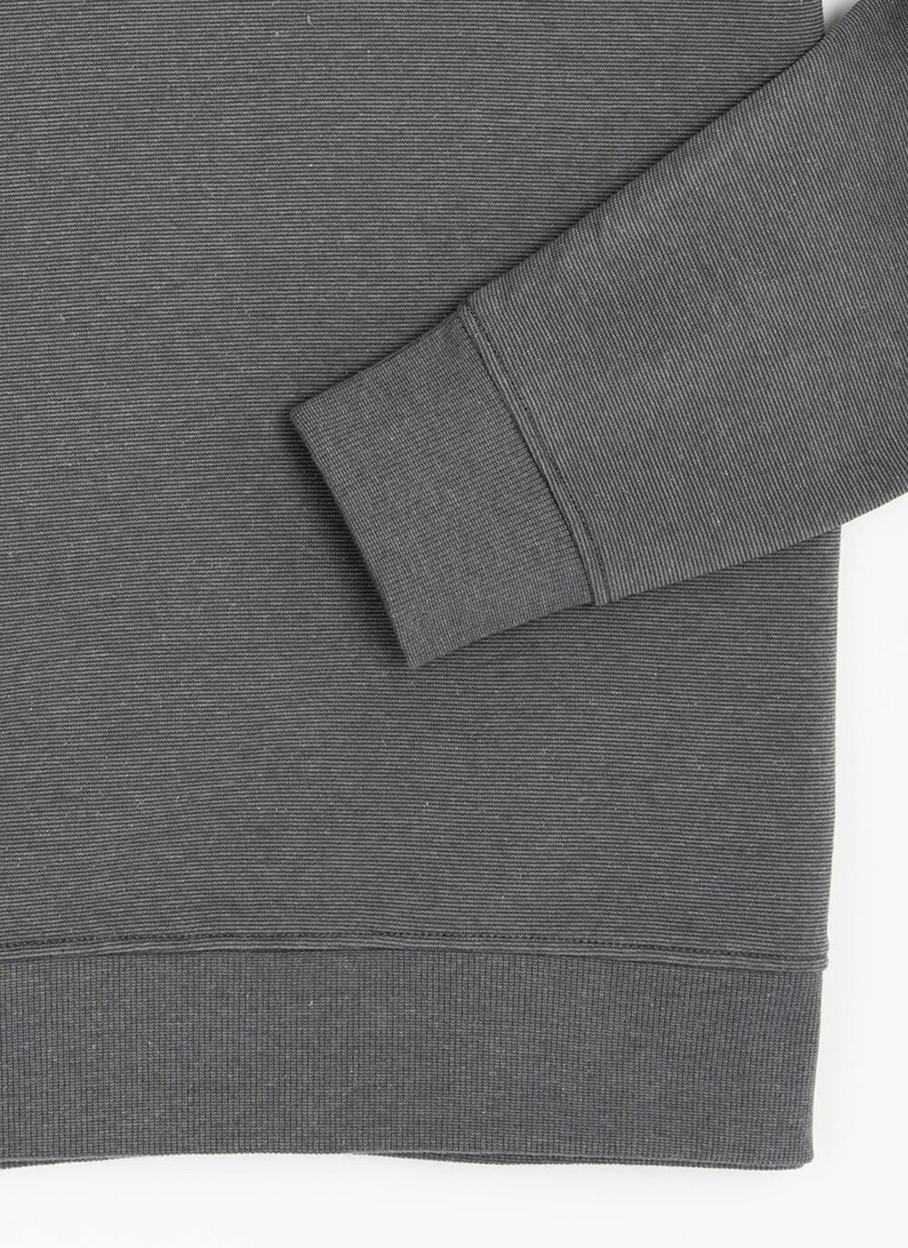  Cotton Rich Crew Neck Striped Sweatshirt