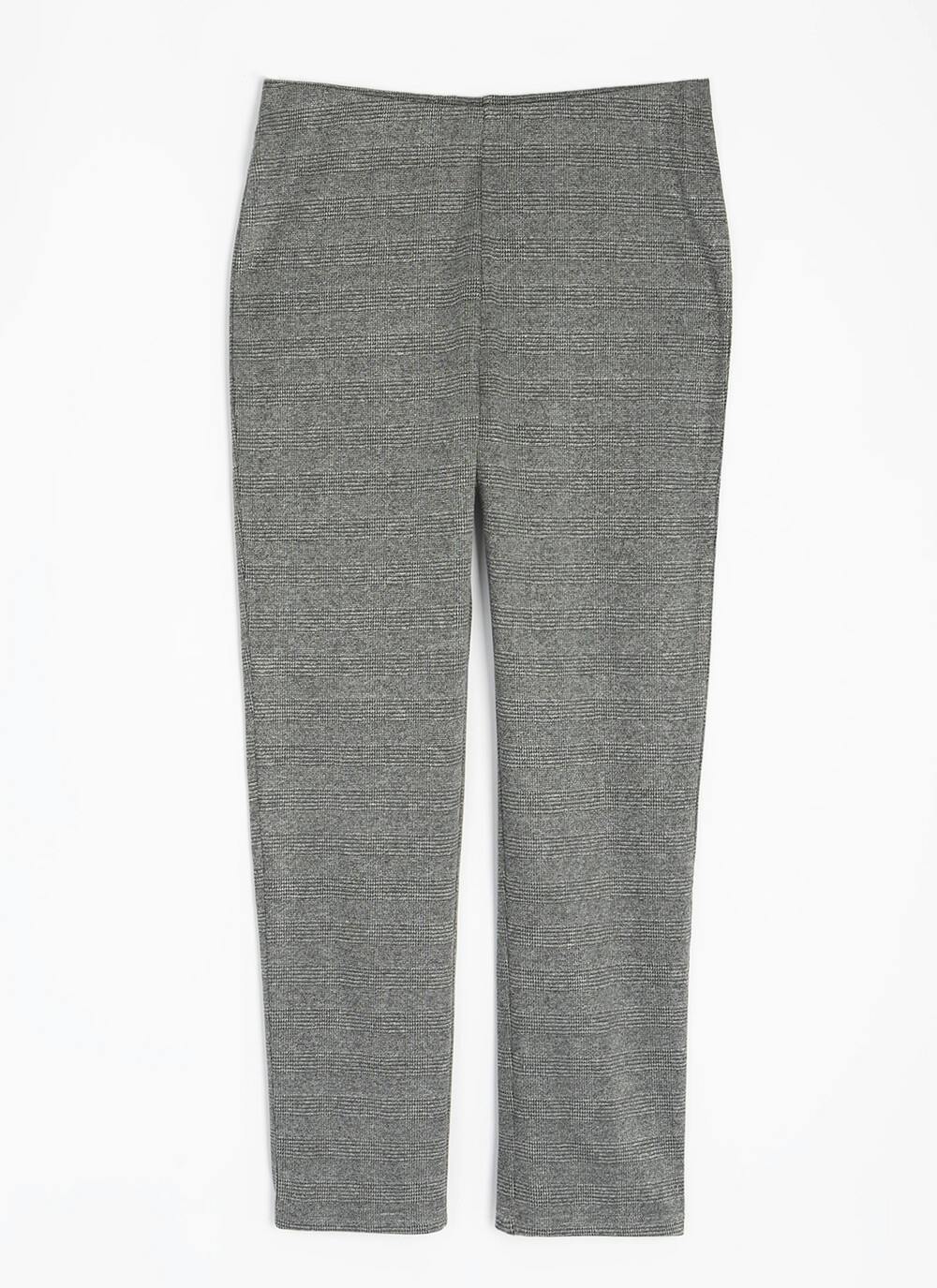  Jersey Stretch Check Slim Fit Trouser