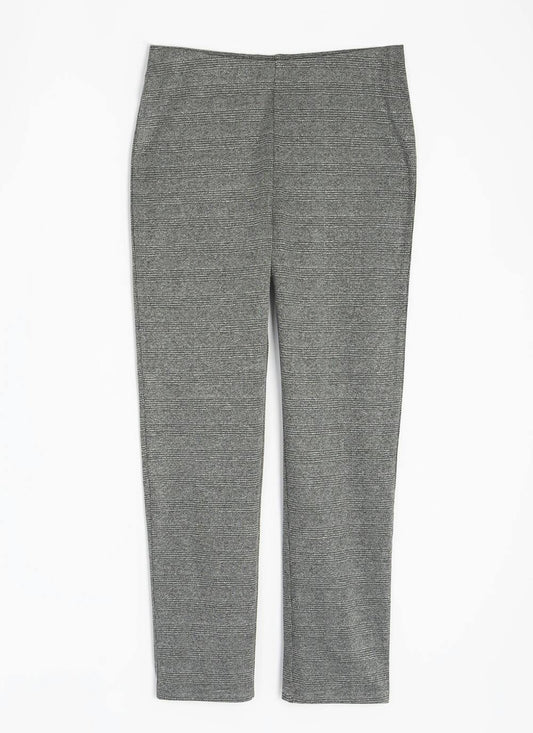  Jersey Stretch Check Slim Fit Trouser