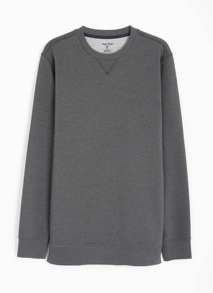  Cotton Rich Crew Neck Striped Sweatshirt