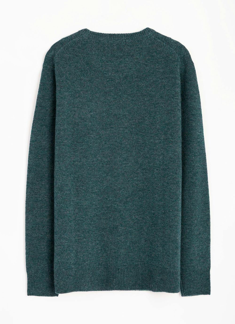 100% Lambswool Crew Neck Cable Jumper