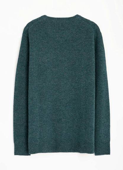  100% Lambswool Crew Neck Cable Jumper