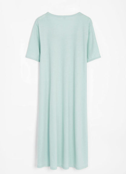  Cotton Rich Lace Trim Nightdress