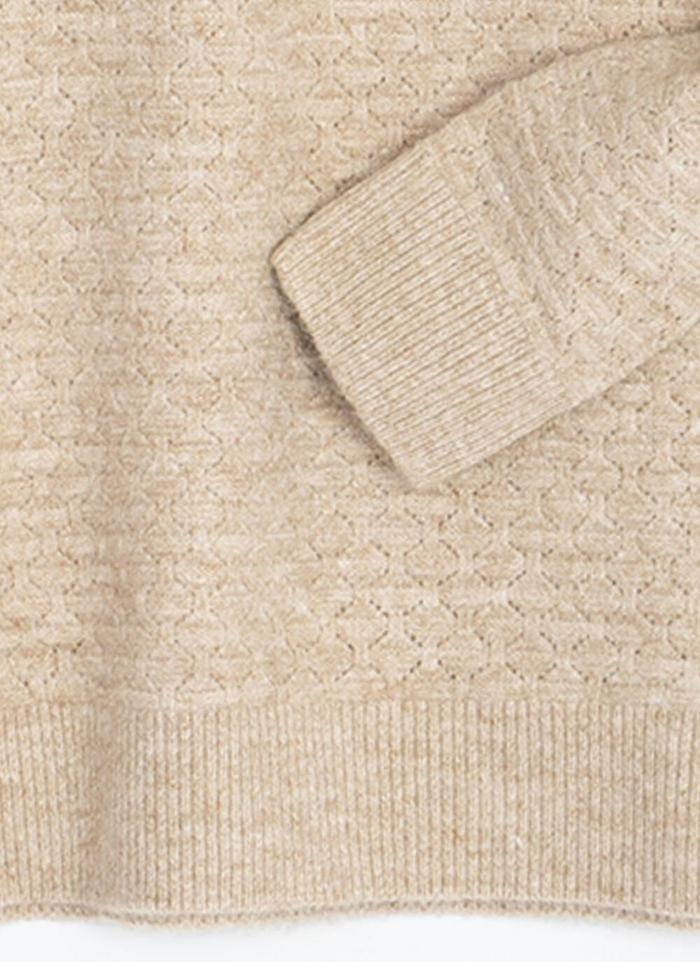  Soft Touch Button Detail Crew Neck Jumper