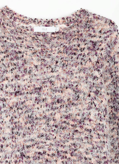  Bobble Knit Crew Neck Jumper