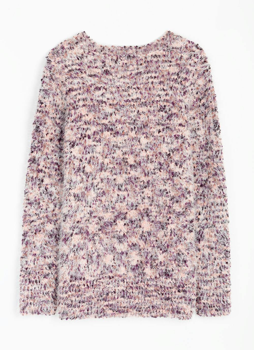  Bobble Knit Crew Neck Jumper