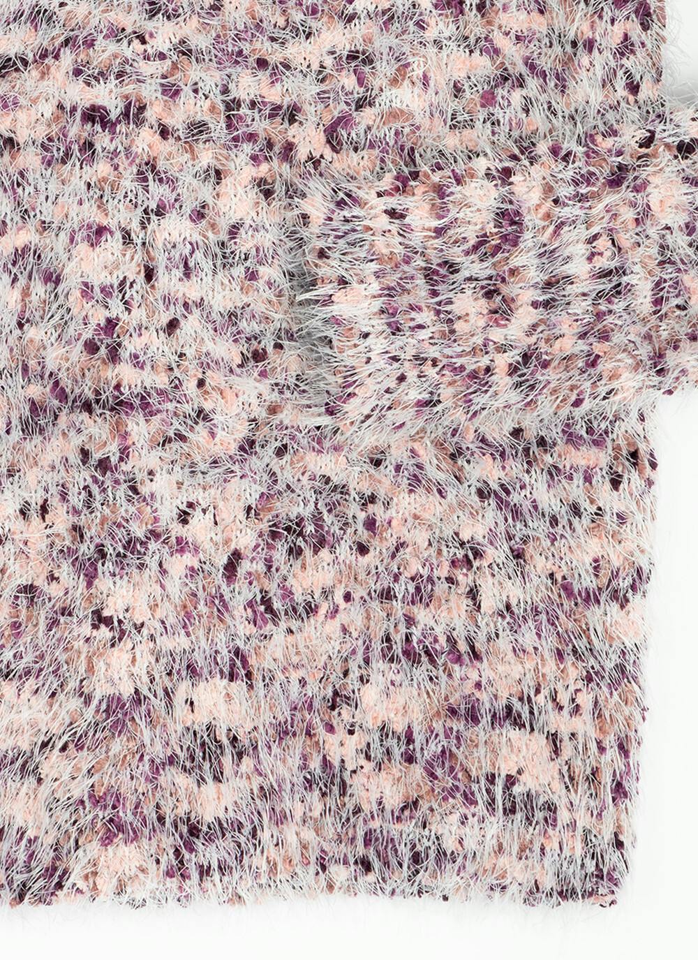  Bobble Knit Crew Neck Jumper