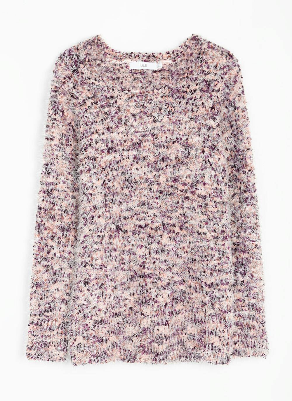  Bobble Knit Crew Neck Jumper