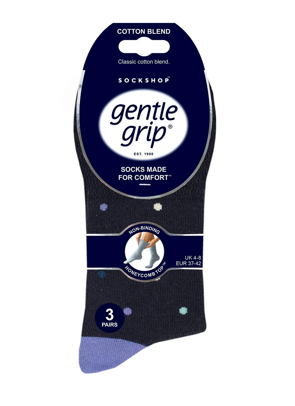  3pk Cotton Rich Polka Dot Socks