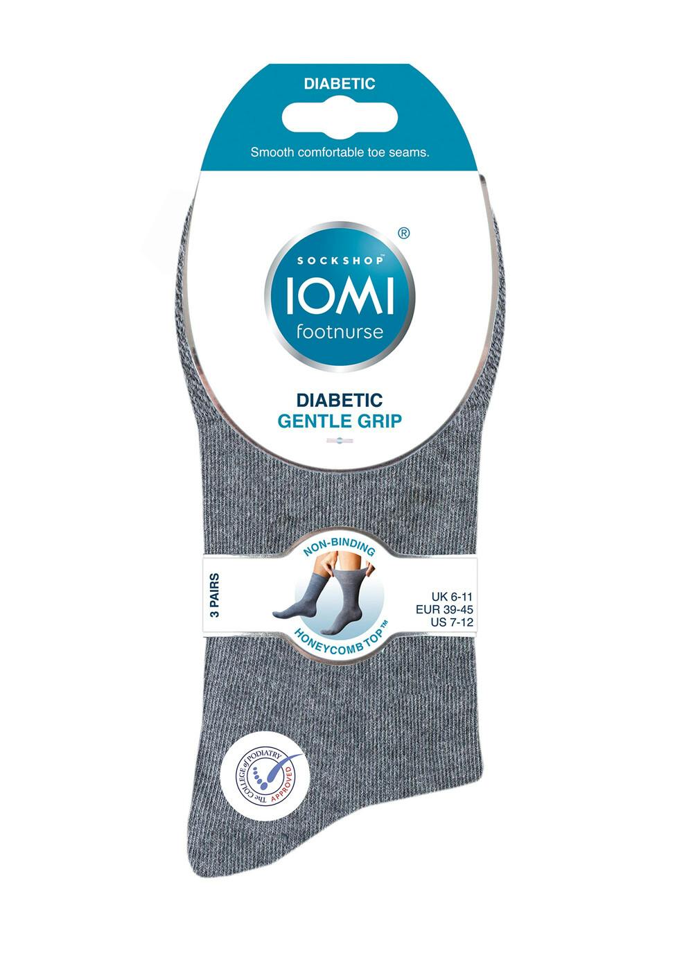  3 Pack Navy Diabetic Socks