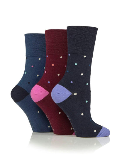  3pk Cotton Rich Polka Dot Socks