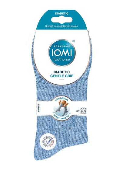  Ladies 3 Pack Diabetic Sock