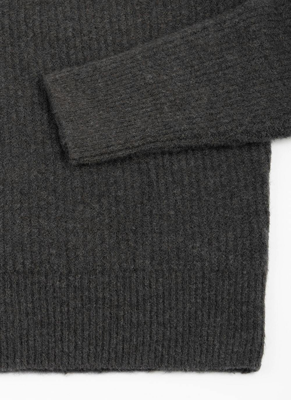  Supersoft With Wool Zip Neck Jumper
