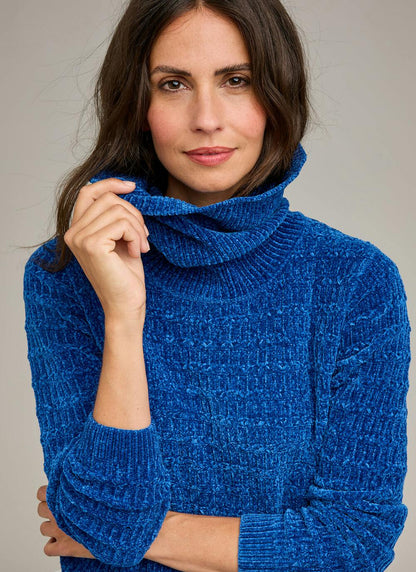  Chenille Cowl Neck Jumper