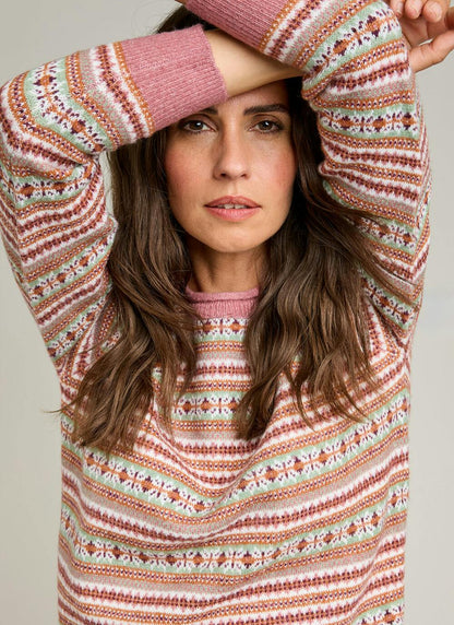  Fairisle Crew Neck Jumper