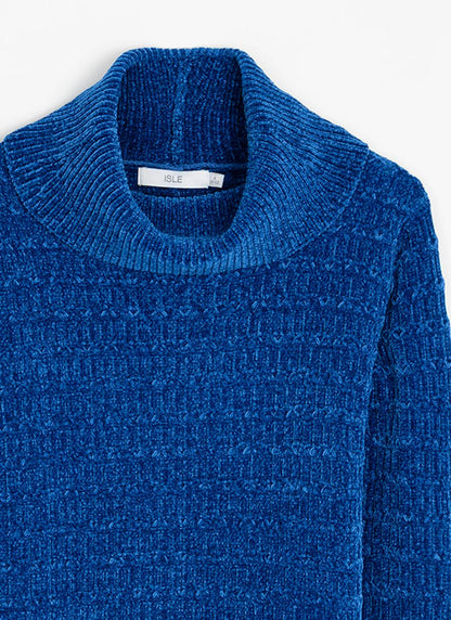  Chenille Cowl Neck Jumper