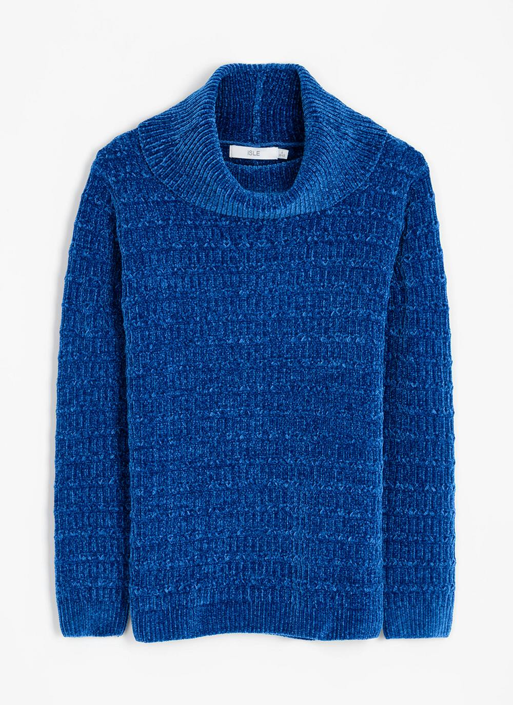  Chenille Cowl Neck Jumper